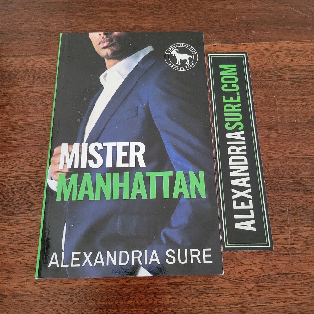 Mister Manhattan By Alexandria Sure Romance Paperback Book SIGNED with Bookmark